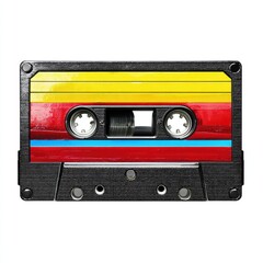 Obraz premium Colorful Vintage Cassette Tape