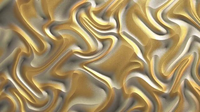 Creating Abstract Golden Wave Patterns for Visual Effects and Design