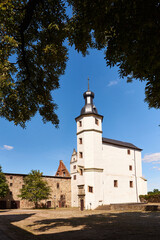 Blick auf Schloss Leitzkau in Sachsen-Anhalt	