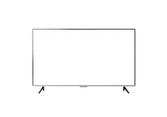 Simple television diagram with arrows indicating dimensions isolated on transparent background