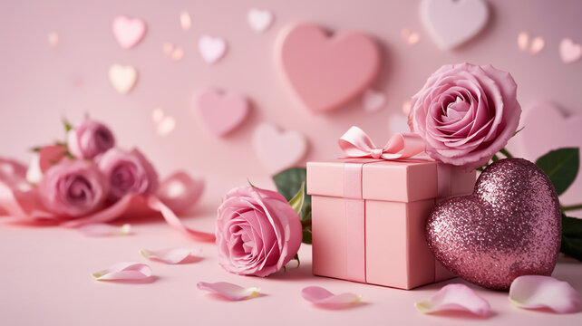 Romantic valentine's day gift arrangement