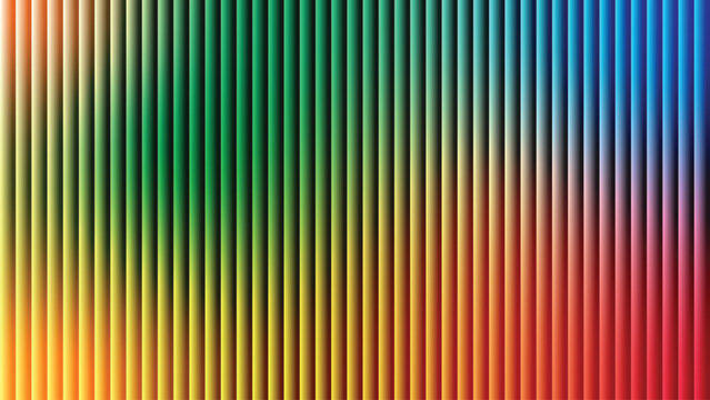 Abstract neon rainbow vertical stripes on black background vector.