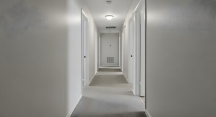 Residential Apartment Corridor Interior