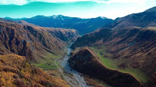 Georgia Russia Border South Ossetia military road tourism in Caucasus tourism