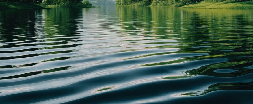 rippling lake water dances like a gentle breeze whispering secrets of calm and change