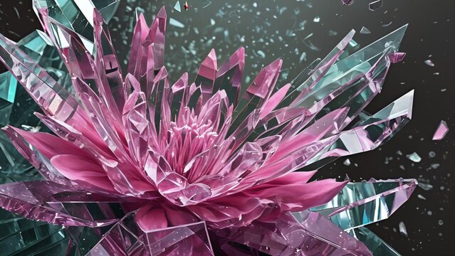 Crystal Bloom in Pink