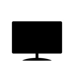Ultra-Slim LCD Monitor Vector Illustration