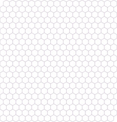Purple Hexagon Pattern on White Background