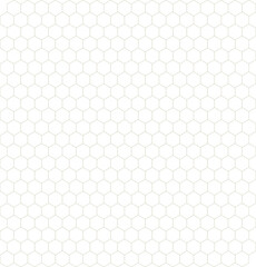 White Hexagonal Pattern Background