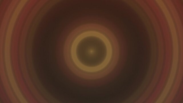 Concentric Rings Abstract Visuals Enticing Movement and Warm Colors in Circular Focus