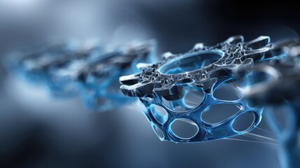 Abstract Blue Geometric Structures