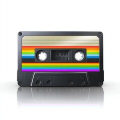 Obraz premium Colorful Retro Cassette Tape
