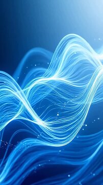 BlueWaveAnimationonDeepBlueGradient