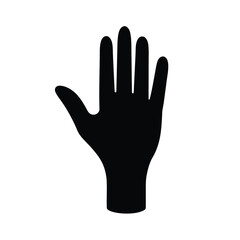 Obraz premium Help Support Silhouette Icon Vector Illustration