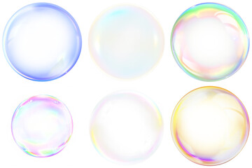 set of iridescent abstract liquid spheres showcasing vibrant colors and unique flowing forms, 3d render.