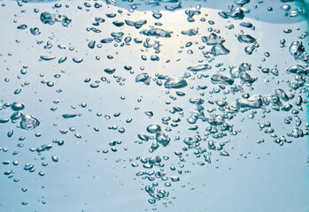 water motion as abstract background close up