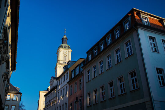 historic city gera in thuringia germany