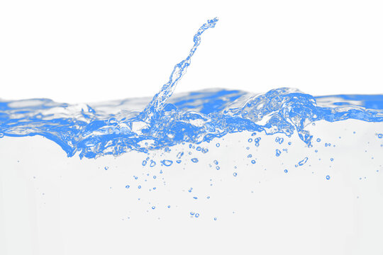 the air bubbles water over transparent background