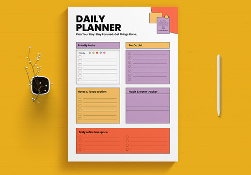 Daily Planner for Productivity