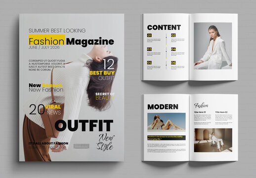Fashion Magazine Layout
