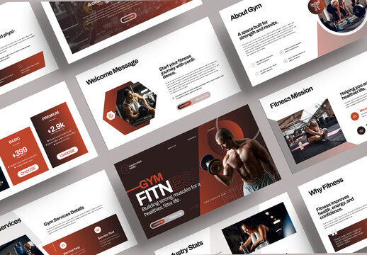 Gym Fitness Presentation Template