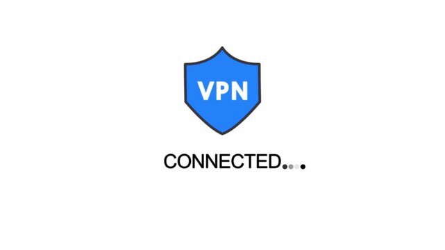 VPN Virtual Private network protocol concept with virtual screen of VPN icon for connect to VPN network.