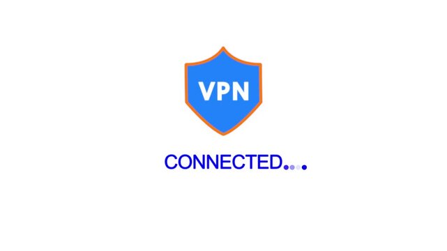 VPN Virtual Private network protocol concept with virtual screen of VPN icon for connect to VPN network.
