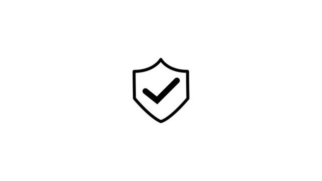 Safety quality management concept. identity proofing for security protection system, Certified guarantee approval or Secure access system.