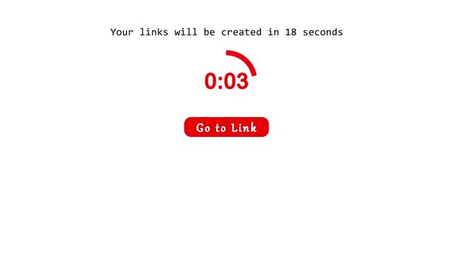 Easily create a clickable countdown timer with an 18-second wait, perfect for clean web interfaces and smooth user interaction on white backgrounds.