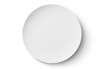 Round adhesive sticker sphere white white background.