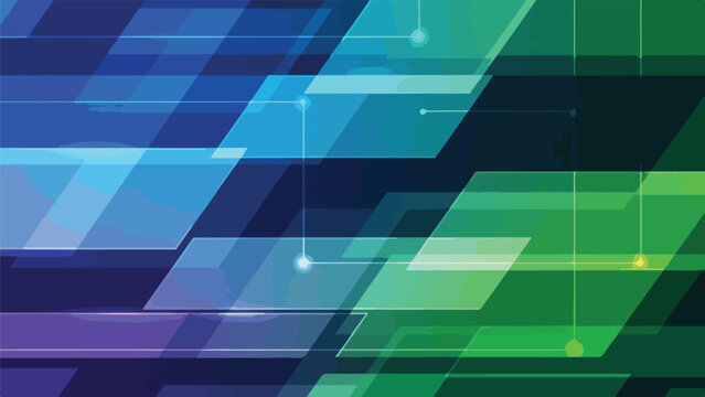 Abstract digital art with layered, angular shapes and a color gradient