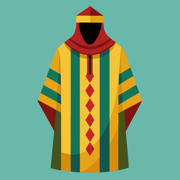Vibrant Boubou Robe from Senegal