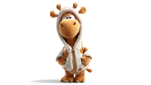 3d model of camel cartoon character