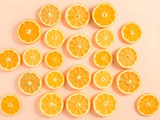 orange slices background