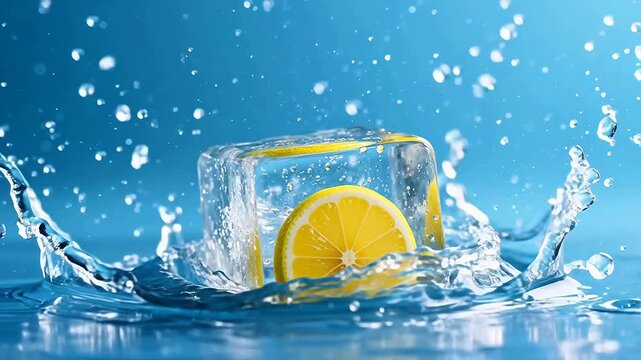 LemoninClearIcewithSplash