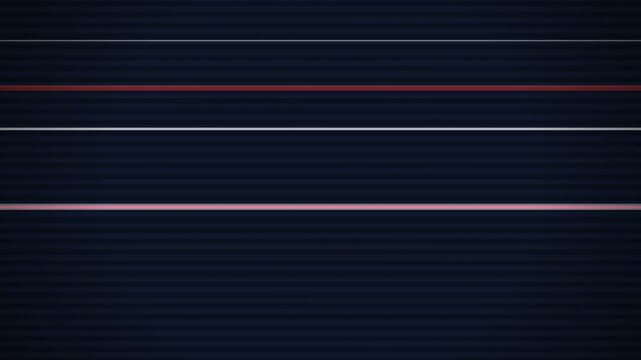 A dynamic scene of motion with abstract lines and vibrant colors displayed on a digital screen from a frontal viewpoint