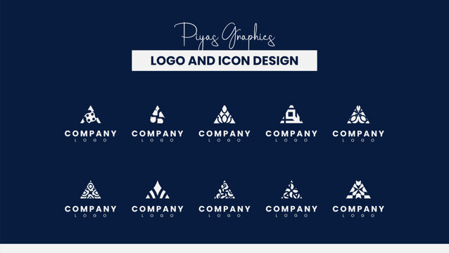 Geometric Abstract Logo And Icon Design Collection