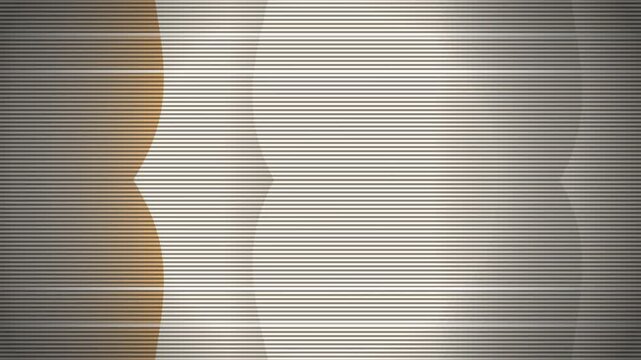 A close-up view of wavy lines on a gradient background in motion