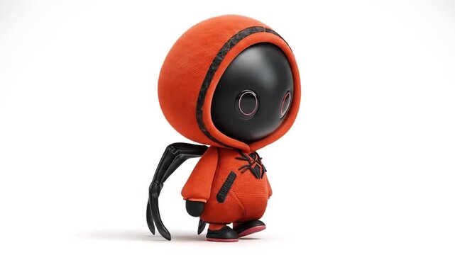 3d model of cartoon character spider