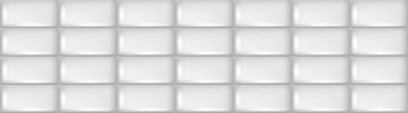 Grey bathroom tile wall background. ceramic kitchen floor, square mosaic 3d pattern