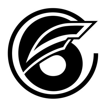 logo letter number6