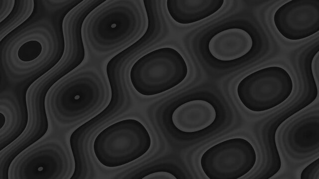 Abstract Waveforms Exploring Colorful Textures in Quiet Studio