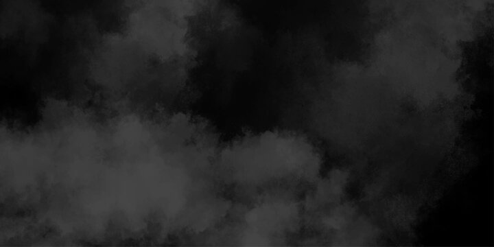 Abstract white and gray isolated cloud cumulus clouds. Gray aquarelle painted realistic fog or mist smoky textured canvas design. White and ash messy wall stucco texture background.	
