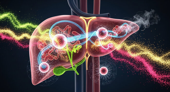 Human Liver Anatomy and Metabolic Processes