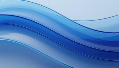 Abstract blue wave lines flowing background wallpaper