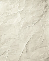 Crumpled paper texture background with vintage aged effect and wrinkled parchment surface, high resolution beige antique document overlay, blank old paper sheet with creases for grunge design art