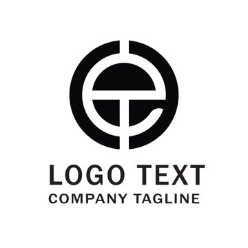 e or oe  letter logo design