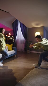 Teen girl performing hip hop dance for phone camera social media ugc content creator economy youth culture