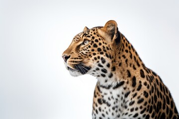 Obraz premium Leopard portrait wildlife looking animal.