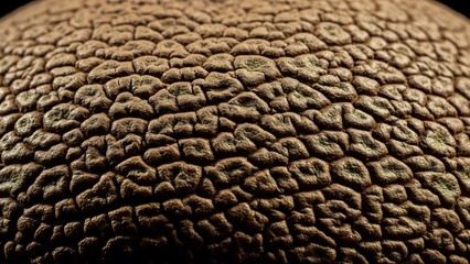 Close-up of a Textured Surface with Brown and Tan Hues.